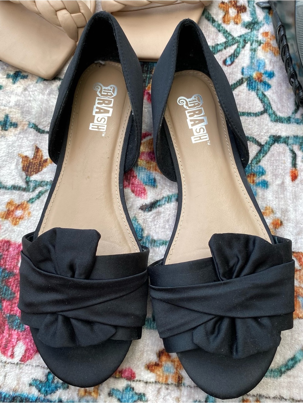 Y2K Payless Brash Bow Flats Sz 6.5